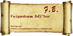 Feigenbaum Bíbor névjegykártya